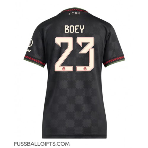 Bayern Munich Sacha Boey #23 Fußballbekleidung 3rd trikot Damen 2025-26 Kurzarm